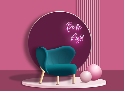 Be the light | Figma 3d design figma illustration
