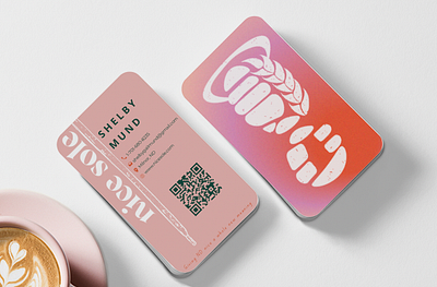 Senior Project Business Card Design art branding design illustration
