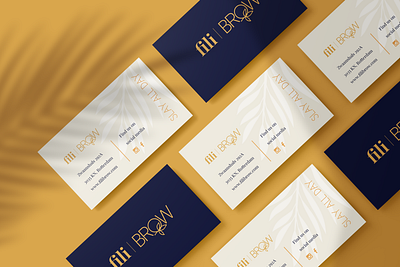 Fili | Brow beauty beauty salon brand design branding business card corporate identity cosmetica cosmetica salon design graphic design illustration logo mockup mockups photoshop salon