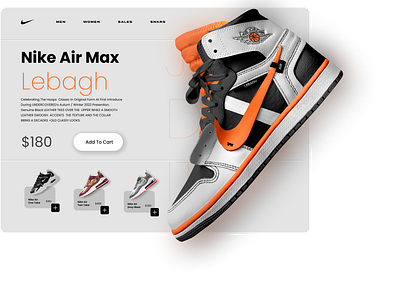 Nike new shoe collection branding design figma logo new collection nike shoe ui ux website