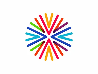 Colorful Circle Lines Logo Design branding colorful design graphic design icon identity illustration lines logo mark modern symbol