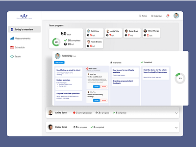 Team tasks dashboard accept add app columns decline design measurements move new progress task tasks team teammate teammates track tracking ui ux web