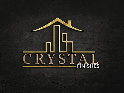 CRYSTAL FINISHES LOGO animation branding design graphic design illustration logo motion graphics vector