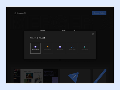 MergerX - Select Wallet