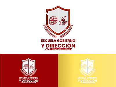 Logo: Escuela de Negocios branding graphic design illustration logo vector