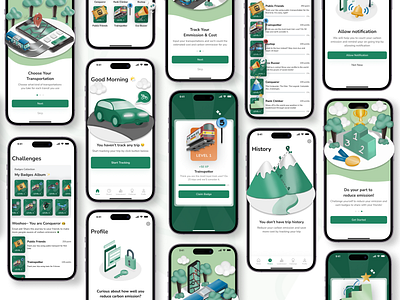 [Case Study] Tracco v.2 UI Illustrations app apple developer academy branding design figma illustration logo procreate ui ui illustration uiux