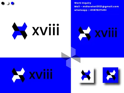Logo design - Letter XV a b c d e f j h i j k l m brand brand identity branding identity letter logo logo logo design logo designer logo mark logos logotype mark minimalist logo modern logo nopqrstuvwxyz symbol typography visual identity design