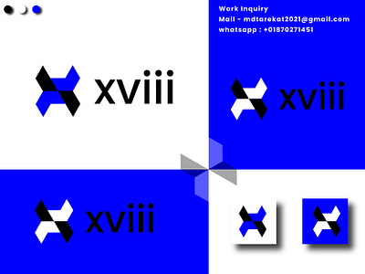 Logo design - Letter XV a b c d e f j h i j k l m brand brand identity branding identity letter logo logo logo design logo designer logo mark logos logotype mark minimalist logo modern logo nopqrstuvwxyz symbol typography visual identity design
