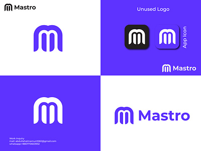 M Letter Logo Concept, Unused logo,Branding 3d a b c d e f g h i j k l m n o p b c f h i j k m p q r u v w y z branding business logo company logo creative design graphic design illustration letter m logo logo inspirations logo mark m professional logo vector
