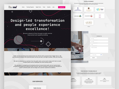 Gov Design Academy Web Interface agency website branding creative creative agency creative direction design design agency digital agency gov design home page landing page mhnehal03 minimal portfolio studio ui ux web web design website