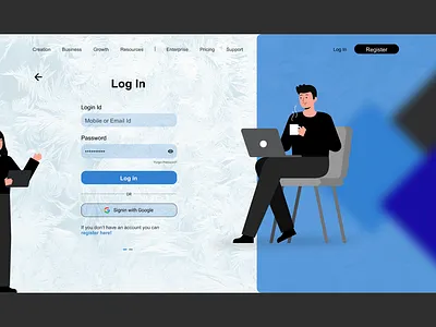 Login page design design landing page landing page ui login page login page design ux web login page