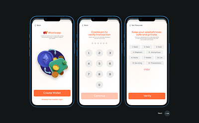 Wallet crypto design figma ui