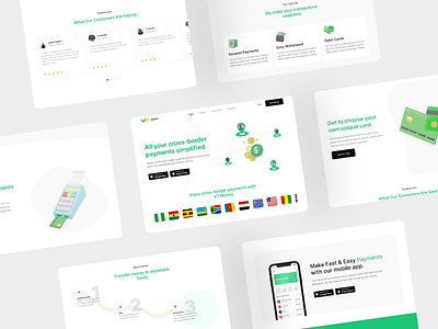 Fintech Landing Page 3d animation art branding business design explore figma information architecture landing page maps money motion graphics responsive web design startup ui ux web