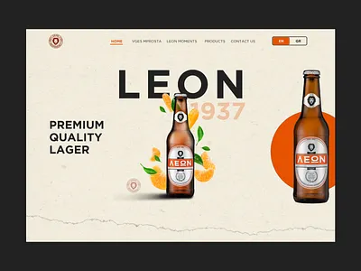 Brewery Shop Website Design adobe xd adobexd beer bottle beer shop brewery shop clickable mockup drink graphic design landing page prototype ui ui ux website website design