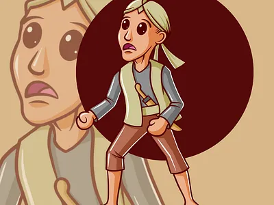 One of the people in the Illustration of the Arrest of Prince branding design graphic design illustration illustrator logo tired typography ui ux vector