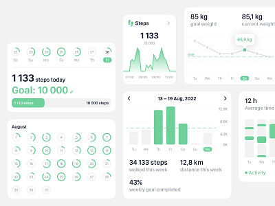 Activity Blocks activity app blocks design figma fitness ios step ui ux