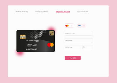 Checkout page