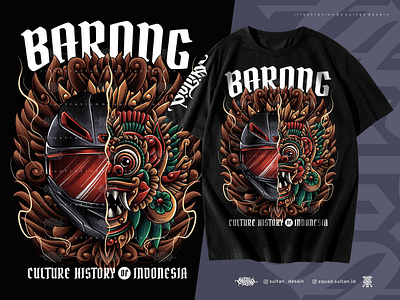 BARONG ARTWORK apparel art artwork barong clothing digitalillustration distro drawing illustration illustration art illustrator indonesia logo merchandise motorclub streetwear tshirt tshirt art tshirt design tshirts