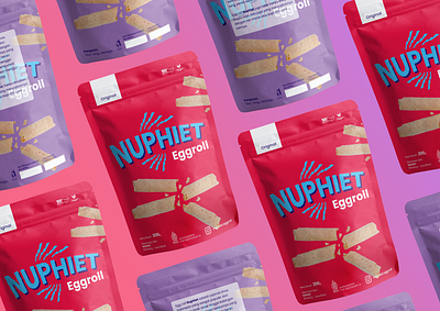 NUPHIET branding design food graphic design logo pa packaging design
