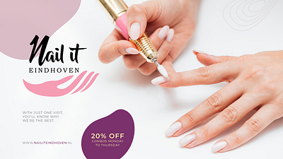Nail it Eindhoven art beauty beauty salon brand design branding brochure business card corporate identity cosmetica design graphic design illustration logo ui ux vector