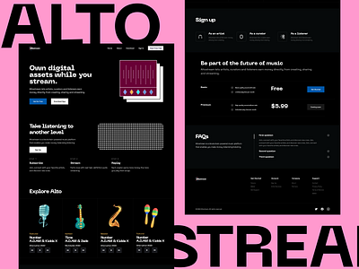 AltoStream Landing Page