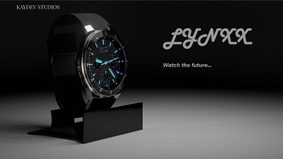 Lynxx Watch Product design 3d branding design graphic design