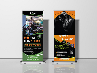 Fitness / GYM Roll-up Banner