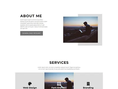 Portfolio Website Templates best website designer html5 landingpage portfolio webpage ui