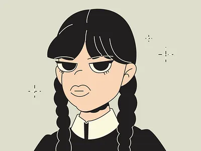 Wednesday Addams addams character design fanart wednesday addams