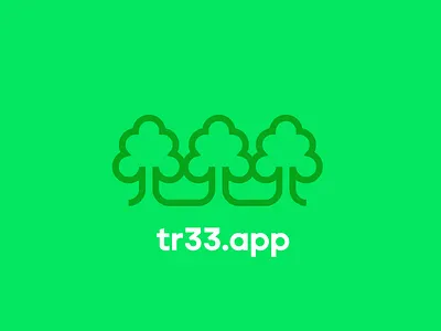 Tr33 App app brand brand design brand identity branding branding design concept creative design flat graphic design icon icon design iconography logo logo design minimal minimalism simple vector