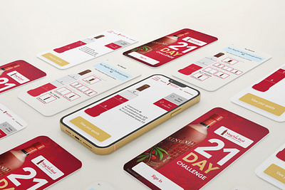 Ningxia Red 21 DAY CHALLENGE UI APP branding design graphic design ui ux vector