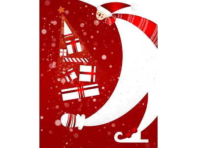Christmas card design graphic design illustration