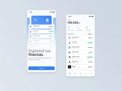 💳 Digital bank app banking branding brubank design español graphic design mobile modern uala ui ux