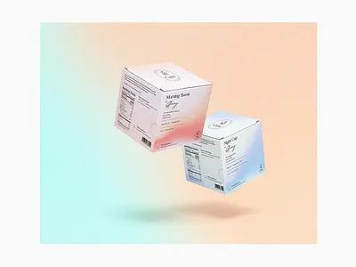 Cura - Daily Supplements box branding design dna gradient graphic design health logo packaging typography vitamin