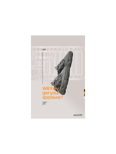 morning practice no. 7 art composition creative design digital graphic design layout poster shoes yeezy