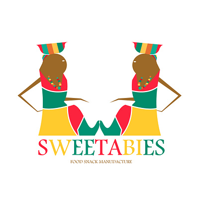 Sweetabies african african logo african restaurant app branding creative design graphic design illustration logo logo folio logo portfolio minimalist portfolio ui