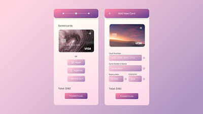 #dailyui 002 / credit card checkout design ui