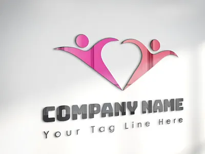 Company Logo branding design graphic design heart illustration heart logo heart shape illustration heart shape logo heart shape love logo illustration logo logo design logo illustration love logo romantic logo vector vector heart vector heart shape vector logo vector logo design