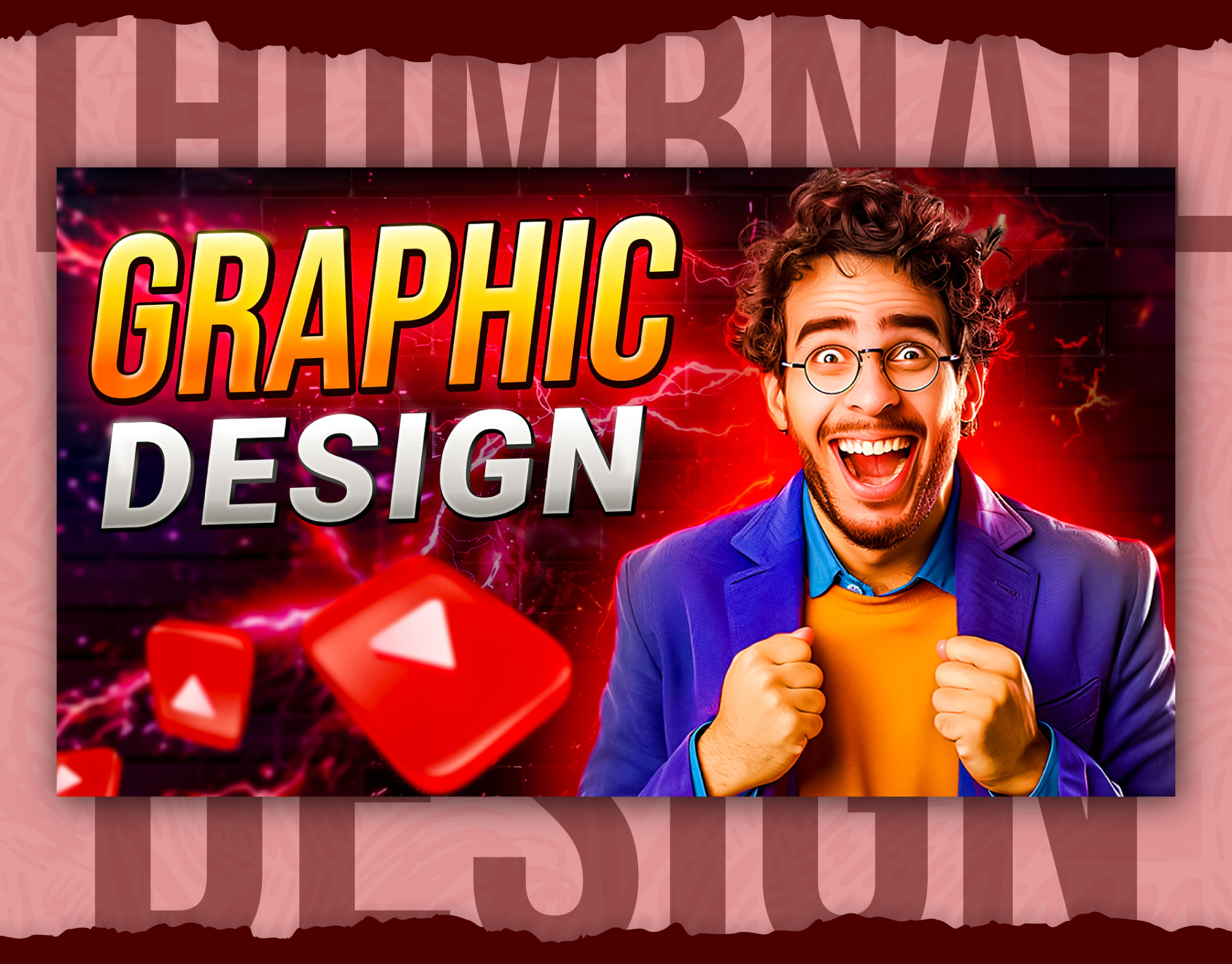 Creative Eye-Catching YouTube Thumbnail Design bold design content creator creative thumbnail digital design graphic design modern design social media design thumbnail design visual design youtube design youtube thumbnail