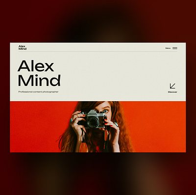 Midnight – a portfolio template by Ultra for photographers. design designresources minimal photograph portfolio portfolio template ui ultra template ux web web design website