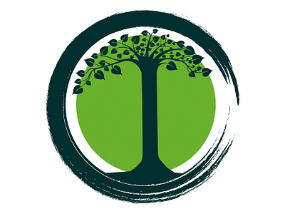 Planting Tree App Logo aplication app art branding design eco graphic design icon icon design illustration logo logotype tree typography ui vector