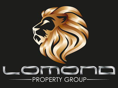 Property Group Logo art branding design gold graphic design illustration logo logotype property silver typography ui vector vintage