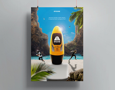 DEODORANT POSTER - DIGITAL IMAGING - PORTFOLIO advertising branding design designer digital digital imaging graphic graphic design imaging manipulation media poster poster design posters social social media socialmedia