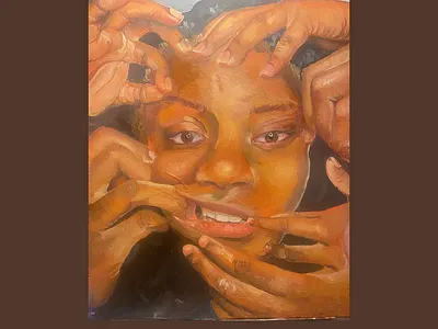 overwhelmed art concept conceptualart oil oilpainting photoshop procreate