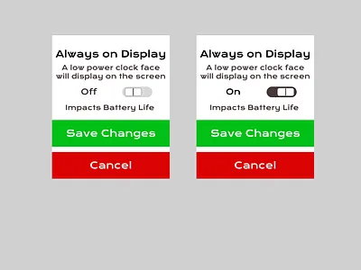 DailyUI 015 - On/Off Switch dailyui dailyui 015 design smartwatch