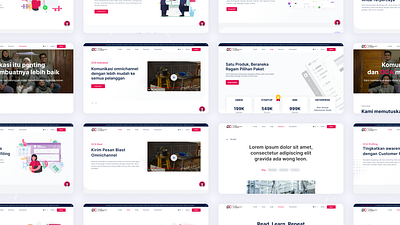 Landing Page - Website OCA Indonesia design figma landingpage ui ux