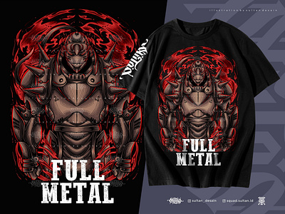 FULL METAL ARTWORK anime anime apparel anime clothing anime tshirt anime wear apparel artwork clothing digital illustration fan art full metal full metal art hoodie design illustration illustration art illustrator merchandise tshirt tshirt art tshirt design