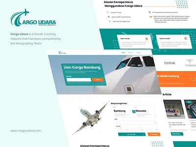 Cargo Udara | Tracking Website airplant airport app cargo cargo air clean landing page pruduct tracking travel travelening ui uidesign uiuxdesign ux web web design website