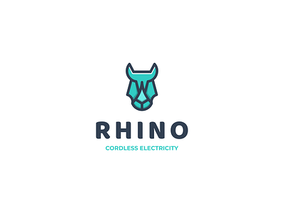 Rhino Logo brand branding design graphic design illustration logo motion graphics ui ux vector