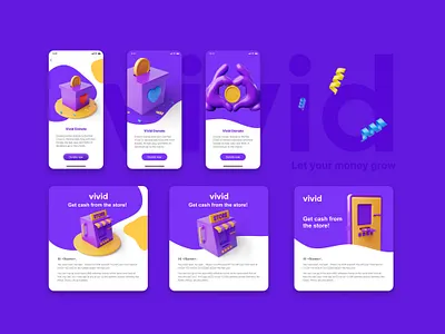 set of 3D assets 3d 3d art branding design graphic design illustration lowpoly